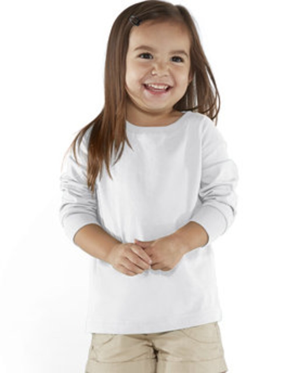 Rabbit Skins® Toddler Crew Neck Long-Sleeve Fine Jersey T-Shirt - 3302